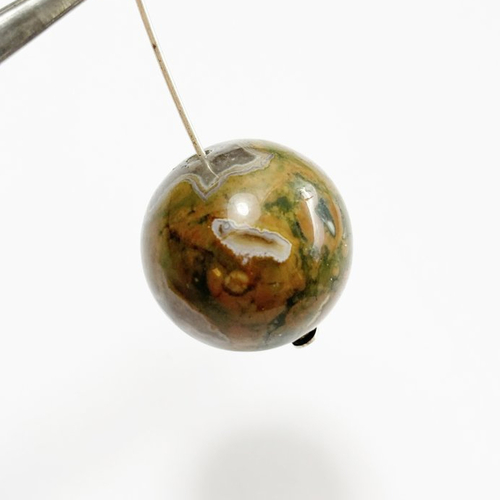 Perle jaspe océan orbiculaire 20 mm n°8