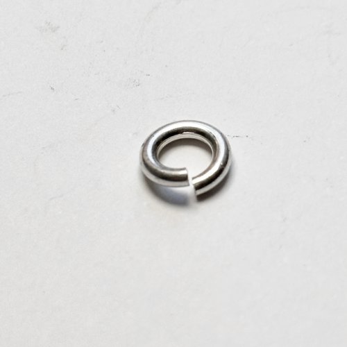 1 anneau ouvert argent 925 sr1572, 7,2 mm, fil 1,5 mm