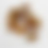 Lot de 10 perles ovales en agate naturelle – 14 mm