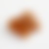 Perle aventurine orange – papillon sculpté 32x24 mm