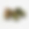 Lot de 6 perles en unakite 10 mm