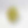 Perle facettée en jade serpentine vert clair – 40 mm