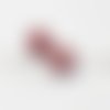 Lot de 2 perles en rhodonite facettée 12 mm – éclat naturel