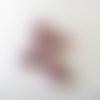 6 perles quartz framboise