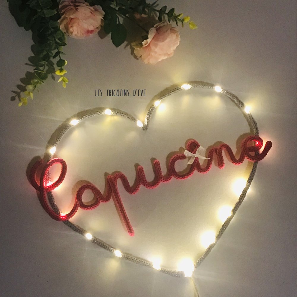 Veilleuse Nuage Bebe Prenom Lumineux De 8 Lettres Prenom En Laine Led Cadeau De Naissance Deco Chambre Bebe Un Grand Marche
