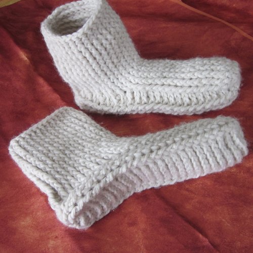Chaussons bottines pour femme