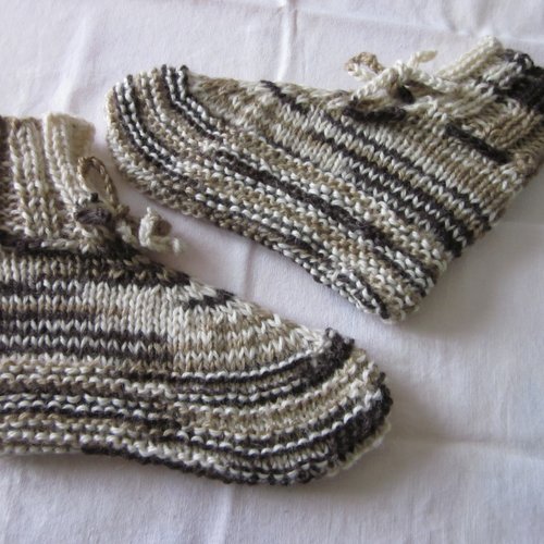 Chaussons en laine pour homme