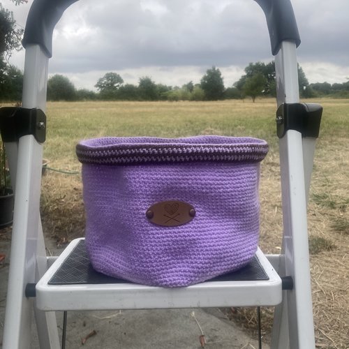 Panière de rangement, panier à ouvrage