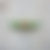 Bracelet perles heishi // vert - vert clair - sapin - doré