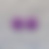 Pampilles interchangeables pour créoles // violet