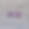 Pampilles interchangeables pour créoles // petit format // violet