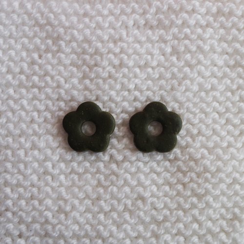 Pampilles interchangeables pour créoles // collection "pluvia" // modèle fleur // #5