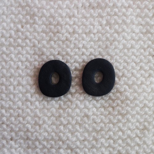 Pampilles interchangeables pour créoles // collection "pluvia" // modèle ovale // #2