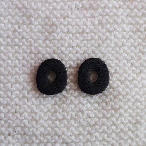 Pampilles interchangeables pour créoles // collection "pluvia" // modèle ovale // #3