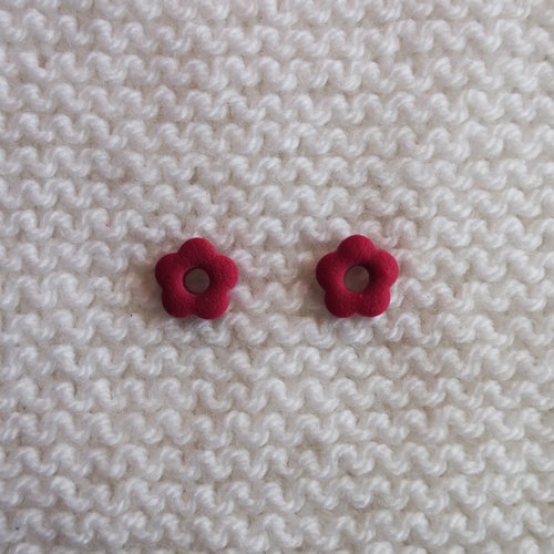 Pampilles interchangeables pour créoles // collection "pluvia" //  petit modèle fleur // #6