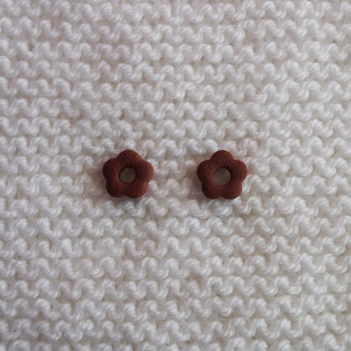 Pampilles interchangeables pour créoles // collection "pluvia" //  petit modèle fleur // #4