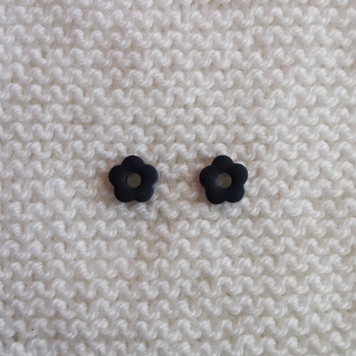 Pampilles interchangeables pour créoles // collection "pluvia" //  petit modèle fleur // #2