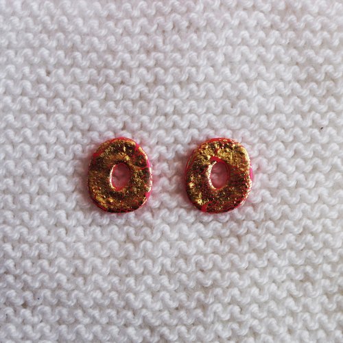 Pampilles interchangeables pour créoles // collection "sagitta" // modèle ovale #3