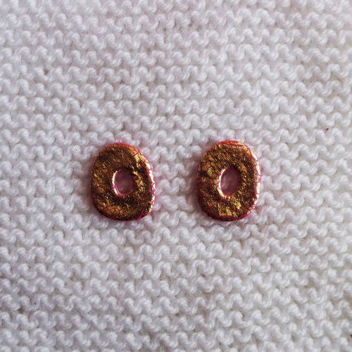 Pampilles interchangeables pour créoles // collection "sagitta" // modèle ovale #1