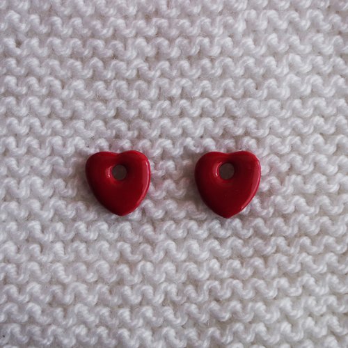 Pampilles interchangeables pour créoles // collection "sagitta" // modèle cœur #5