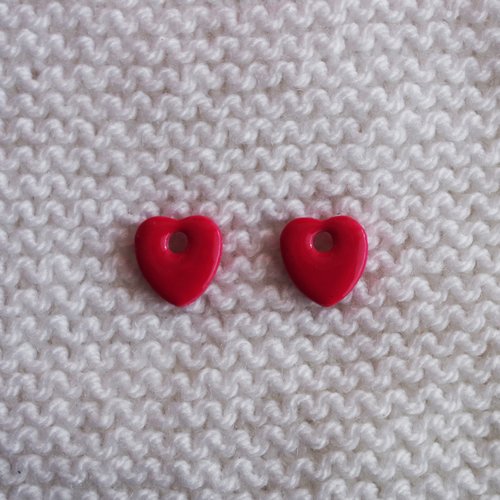 Pampilles interchangeables pour créoles // collection "sagitta" // modèle cœur #6