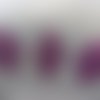 Pendentif feuille pendentif  en filigrane violet (x1)