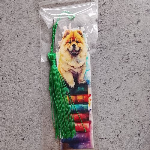 Marque page chow-chow