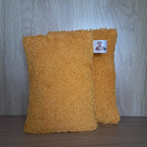 Petits duos eponge vaisselle + eponge multi-usages - curry
