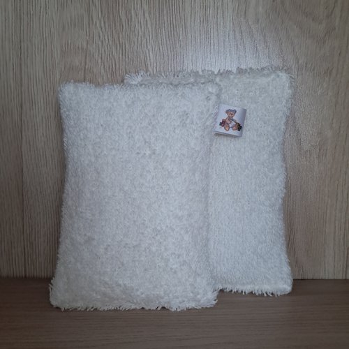 Petits duos eponge vaisselle + eponge multi-usages - ecru