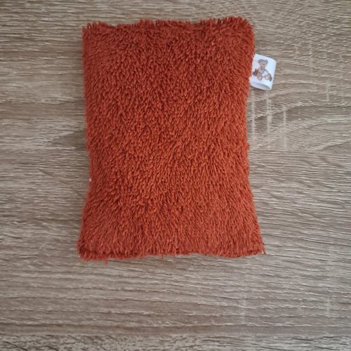Eponge vaisselle -  tissu eponge et mini nid d'abeilles - terracotta