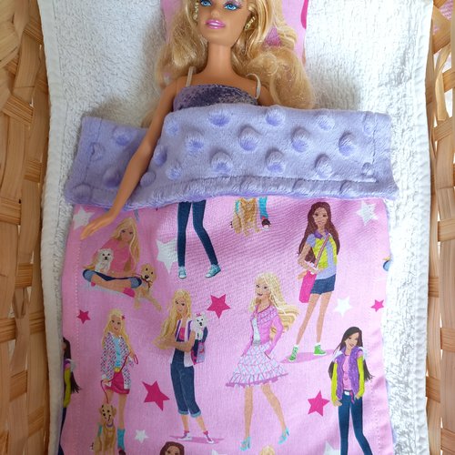 Parure de lit barbie poupée