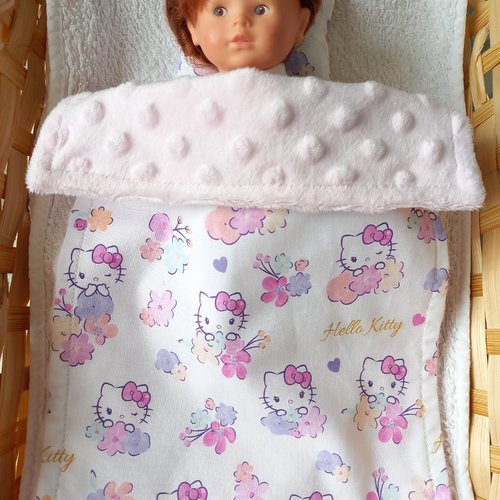 Parure de lit hello kitty poupée