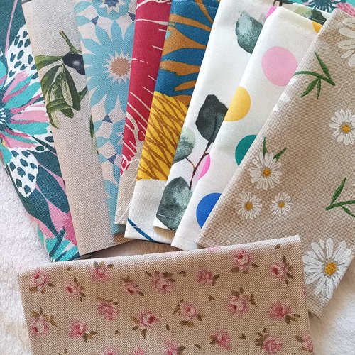 Pochette à  serviette de table en toile enduite