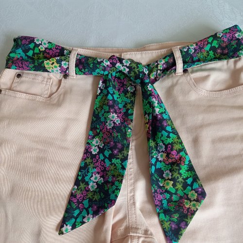 Ceinture, bandeau, headband en tissu, ceinture à nouer, ceinture en tissu,