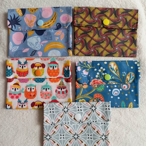 Étui à savon, pochette à savon - coton enduit