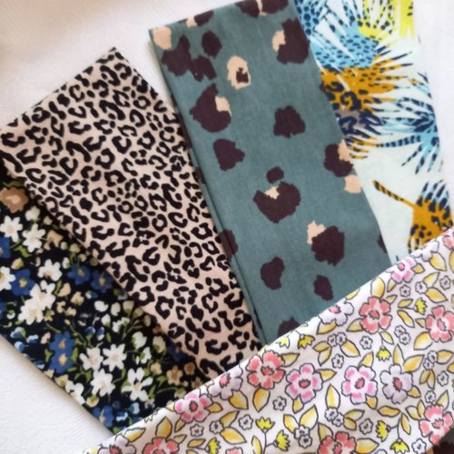 Bandeau jersey de coton, headband femme élastique