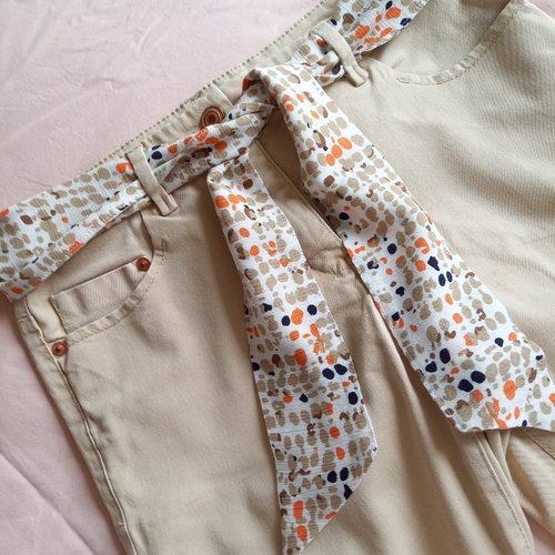 Ceinture, bandeau, headband en tissu, ceinture à nouer, ceinture en tissu
