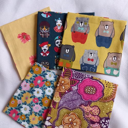 Serviettes de table en coton, modèles au choix