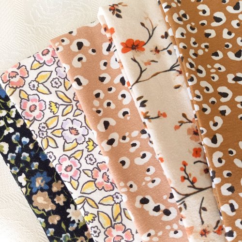 Bandeau jersey de coton, headband femme élastique