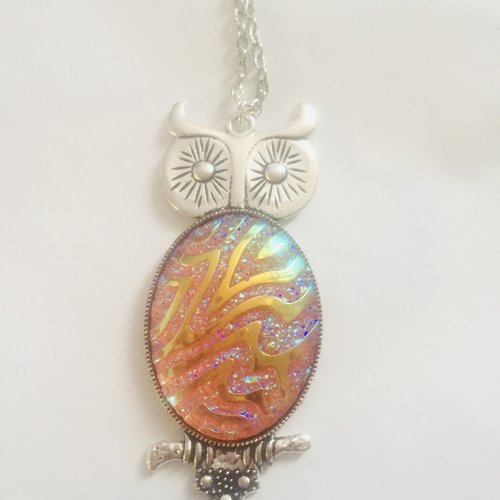 Chouette effet caméléon orange