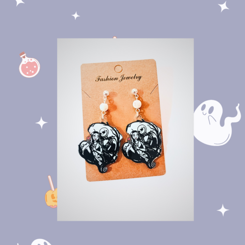 Boucles d'oreilles  couple jack sally #2