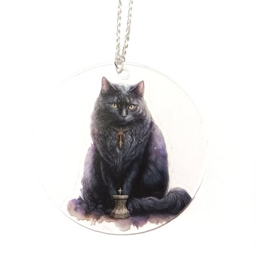 Suspension chat noir 2