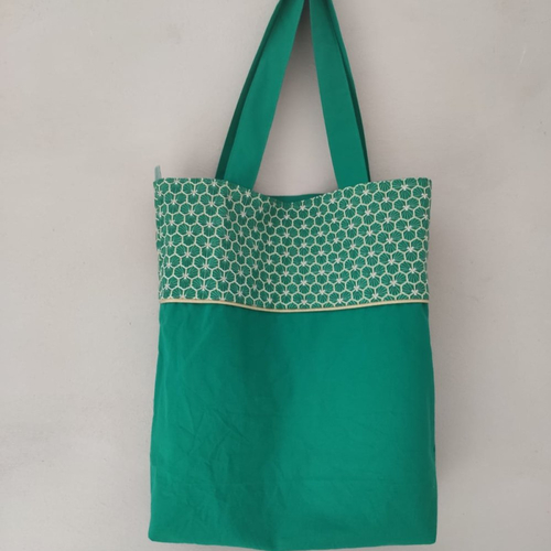 Tote bag réversible 100% coton - pratique et écologique