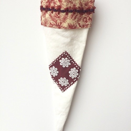 Bonnet de lutin - chaussette de noël