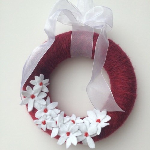 Couronne de noël, couronne de porte, décoration de noël
