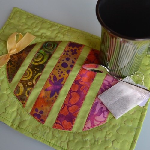 Dessous de tasse - mug rug - set à thé ou café - linge de table
