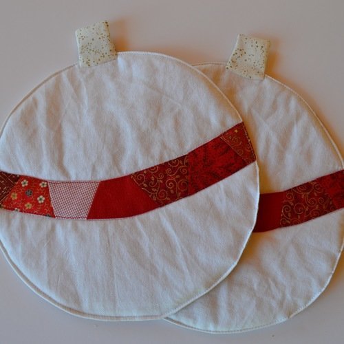 Sous-tasse en tissu - dessous de tasse - set à thé - mug rug