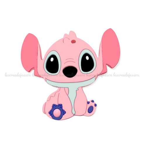 1 anneau de dentition en silicone ressemblant à angel