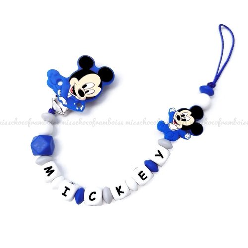 Attache tétine en silicone souris
