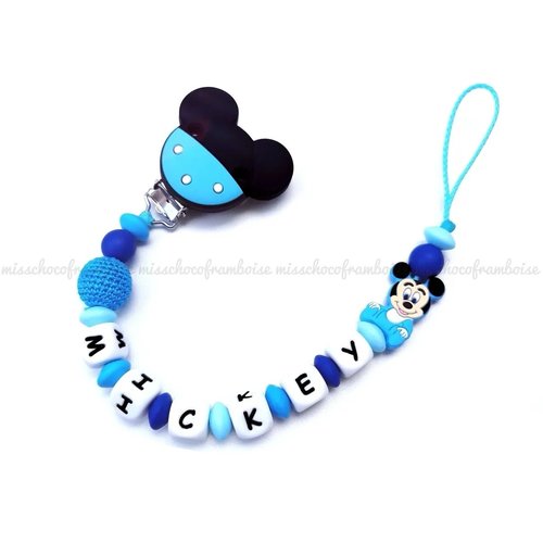 Attache tétine en silicone souris
